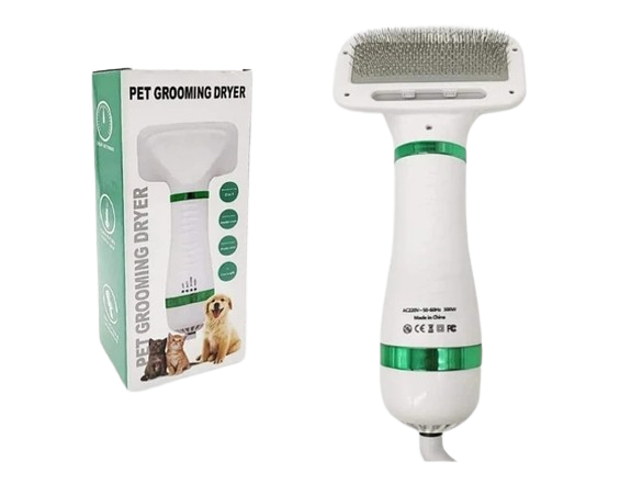 Cepillo Secador de Pelo para Perros y Gatos