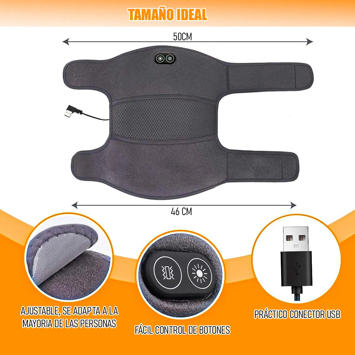 Rodillera Eléctrica Térmica Inteligente
