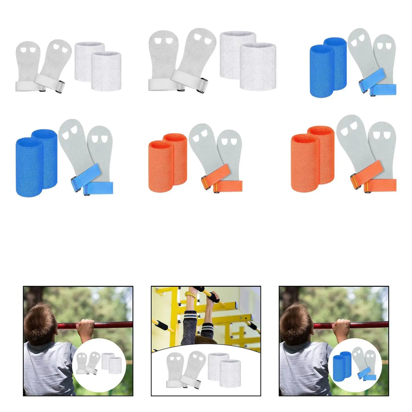 Calleras Sunnimix – Guantes de Agarre para Gimnasia Artística | Protectores de Palma para Entrenamiento Deportivo.