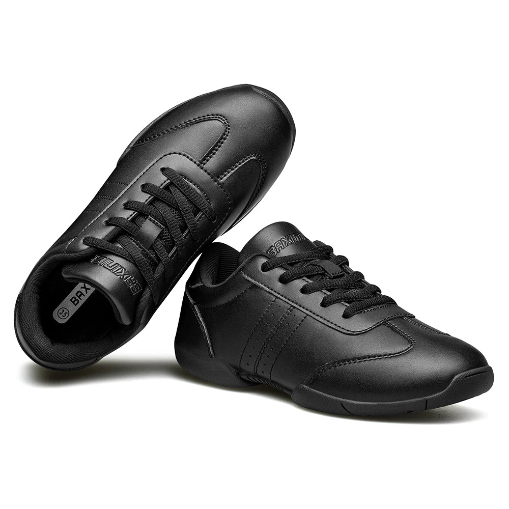 Zapatillas Deportivas Unisex BAXINIER para Cheerleader / Blanco - Negro