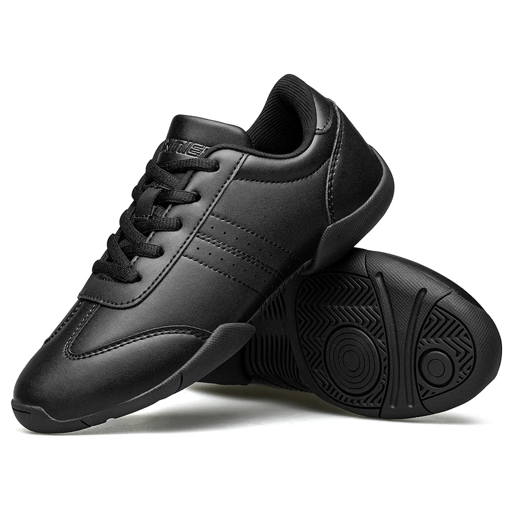 Zapatillas Deportivas Unisex BAXINIER para Cheerleader / Blanco - Negro