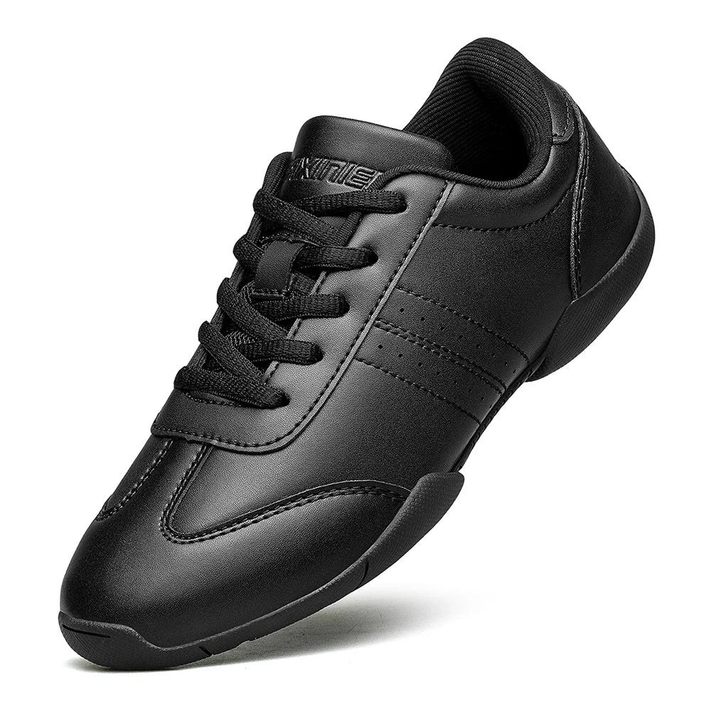 Zapatillas Deportivas Unisex BAXINIER para Cheerleader / Blanco - Negro