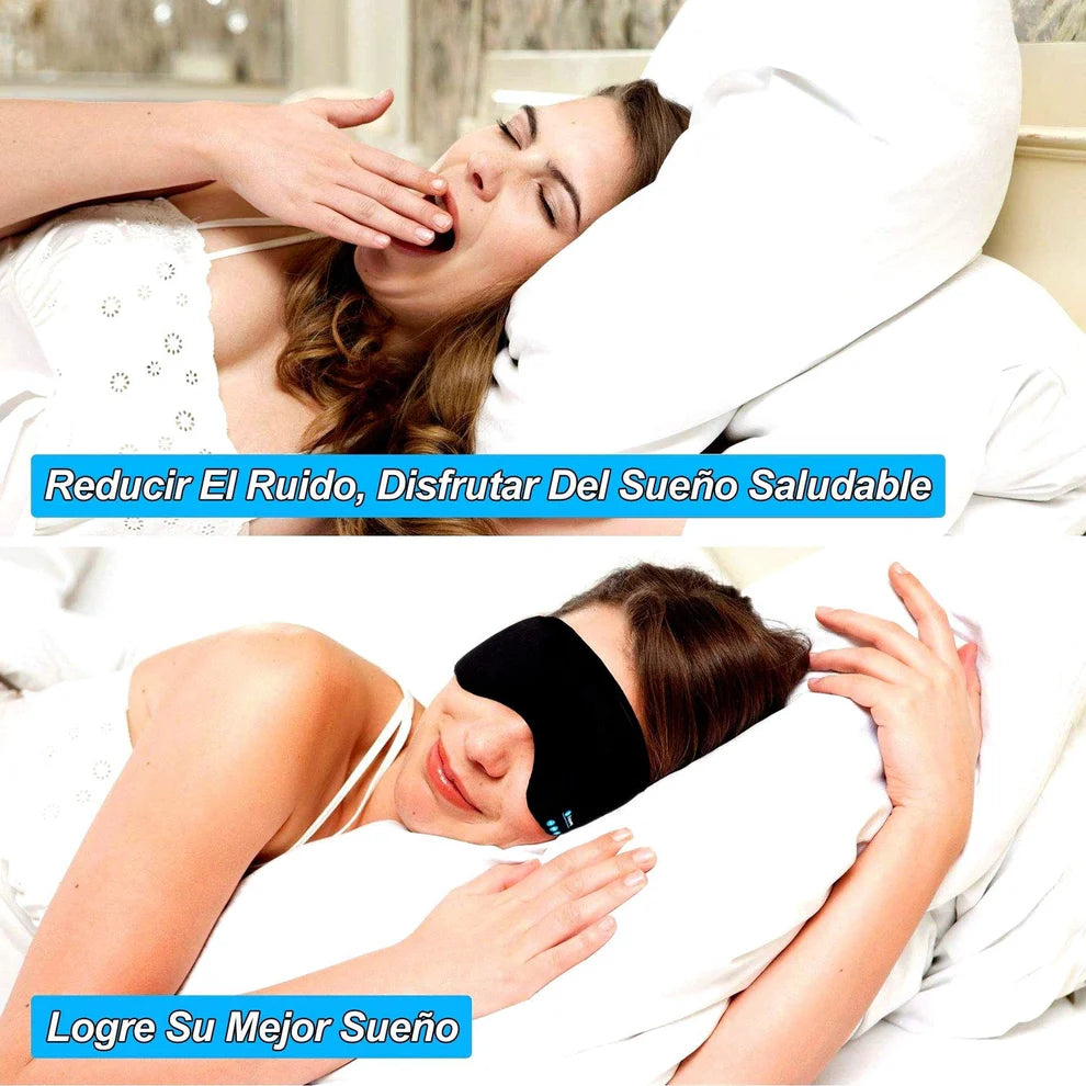 Antifaz par dormír con Bluetooth🎧 Antifaz para Dormir con Bluetooth – Música, Meditación y Oscuridad para un descanso reparador