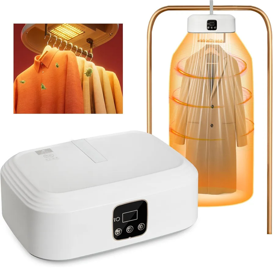 Secadora Portátil de Ropa con LED UV – Tu Solución de Secado en Cualquier Lugar