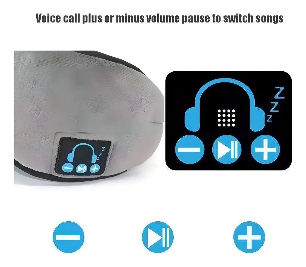 Antifaz par dormír con Bluetooth🎧 Antifaz para Dormir con Bluetooth – Música, Meditación y Oscuridad para un descanso reparador