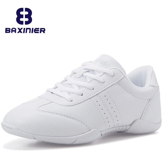 Zapatillas Deportivas Unisex BAXINIER para Cheerleader / Blanco - Negro