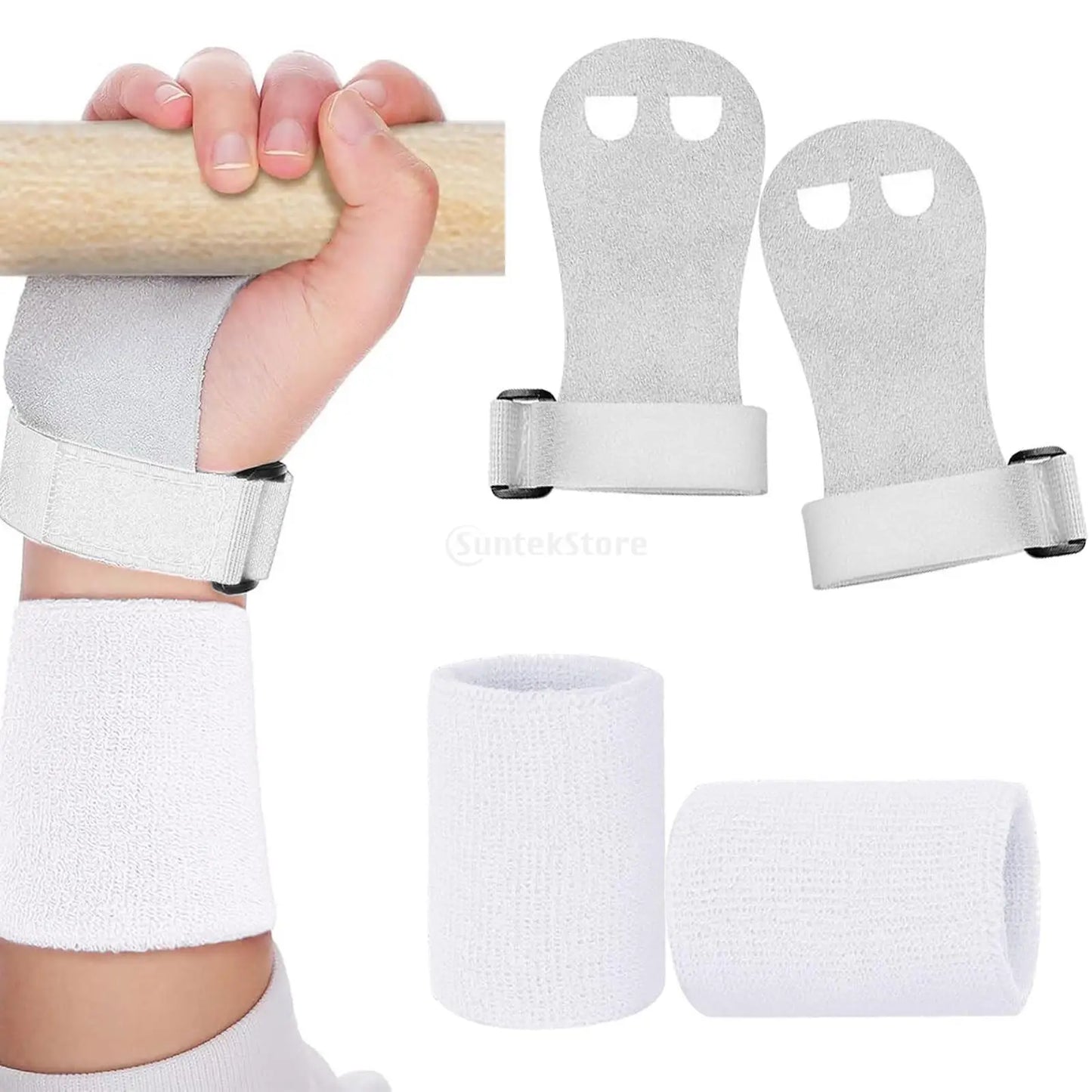 Calleras Sunnimix – Guantes de Agarre para Gimnasia Artística | Protectores de Palma para Entrenamiento Deportivo.