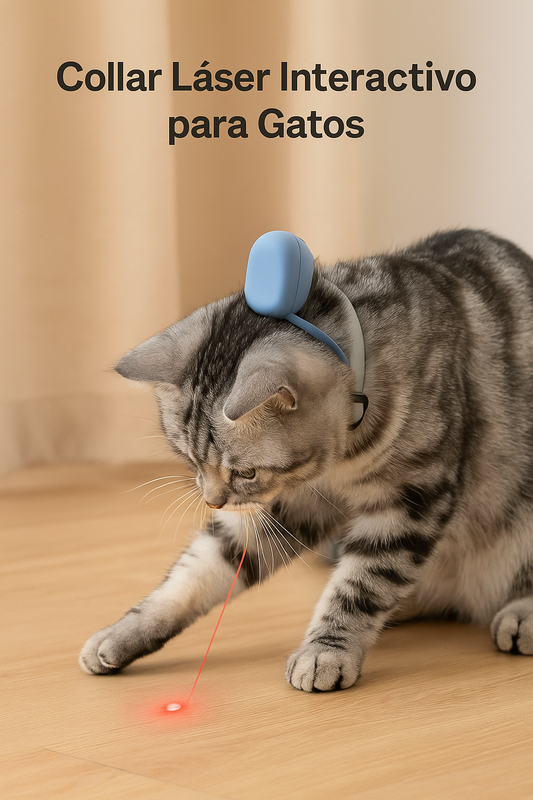 🐱 Collar Láser Interactivo para Gatos